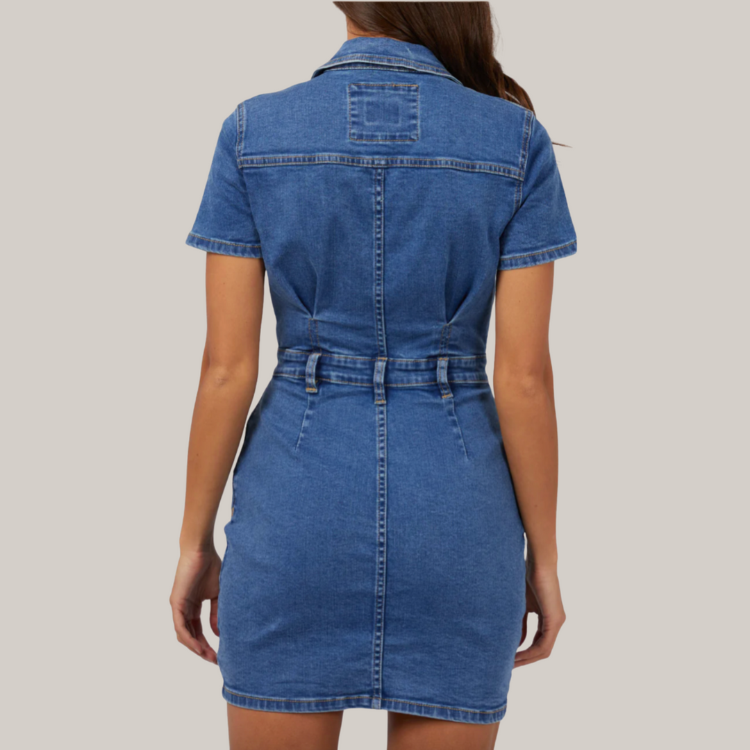 Silent Theory Denim Shay Mini Dress