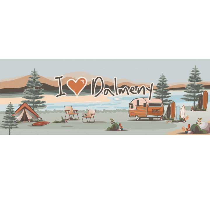 Dalmeny Bumper Sticker – Coastal Vibes for Your Car, Van or Esky