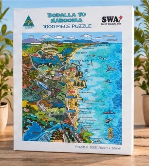 Bodalla to Narooma South Coast Jigsaw Puzzle | Sally Wilson Art