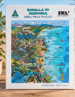 Bodalla to Narooma South Coast Jigsaw Puzzle | Sally Wilson Art