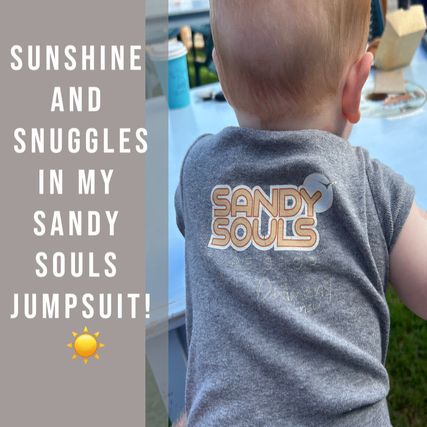 Sandy Souls Baby Jumpsuit – Coastal Comfort for Little Adventurers