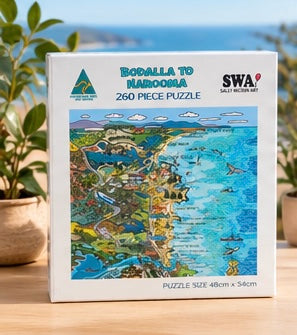Bodalla to Narooma South Coast Jigsaw Puzzle | Sally Wilson Art
