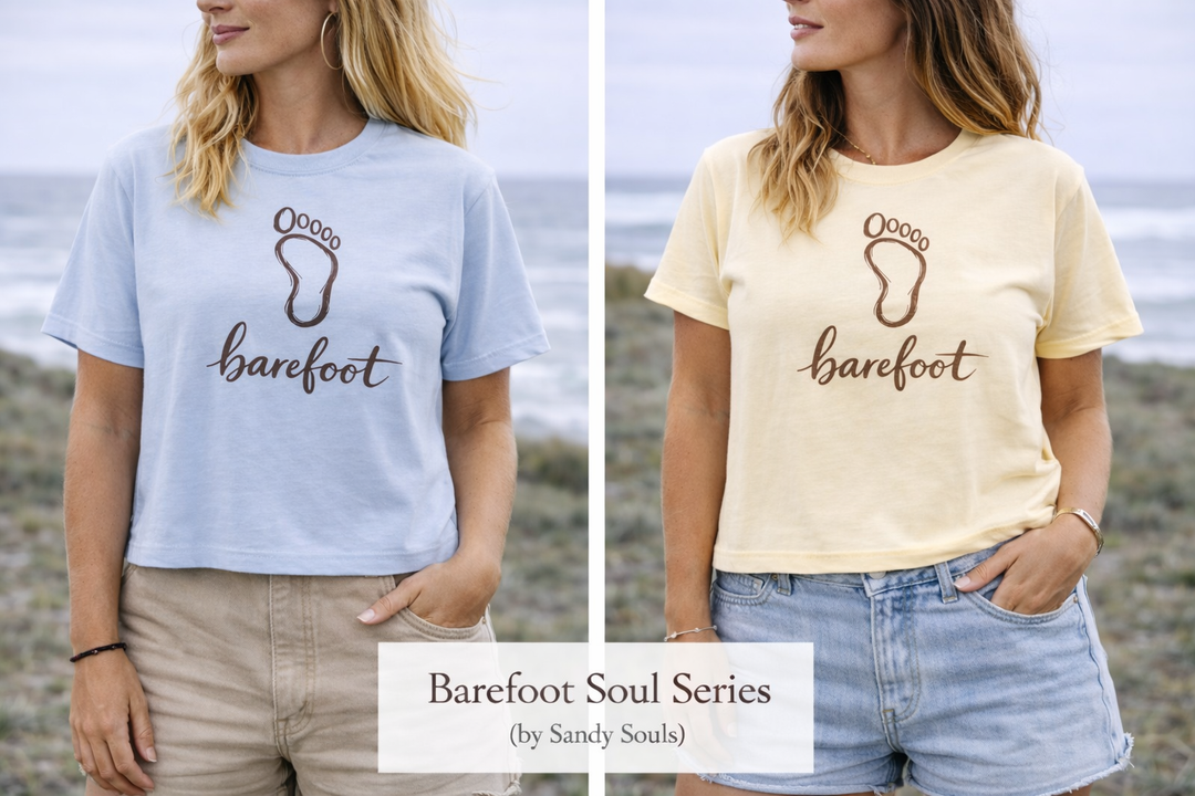 Barefoot Tee | Coastal Graphic T-Shirt – Sandy Souls