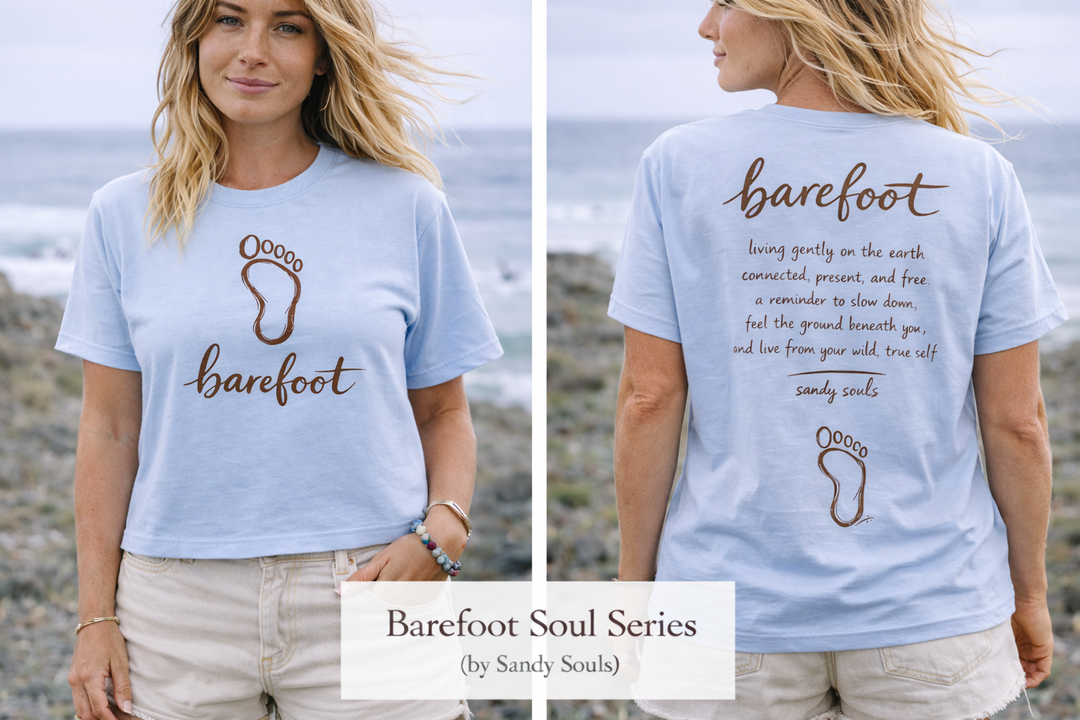 Barefoot Tee | Coastal Graphic T-Shirt – Sandy Souls