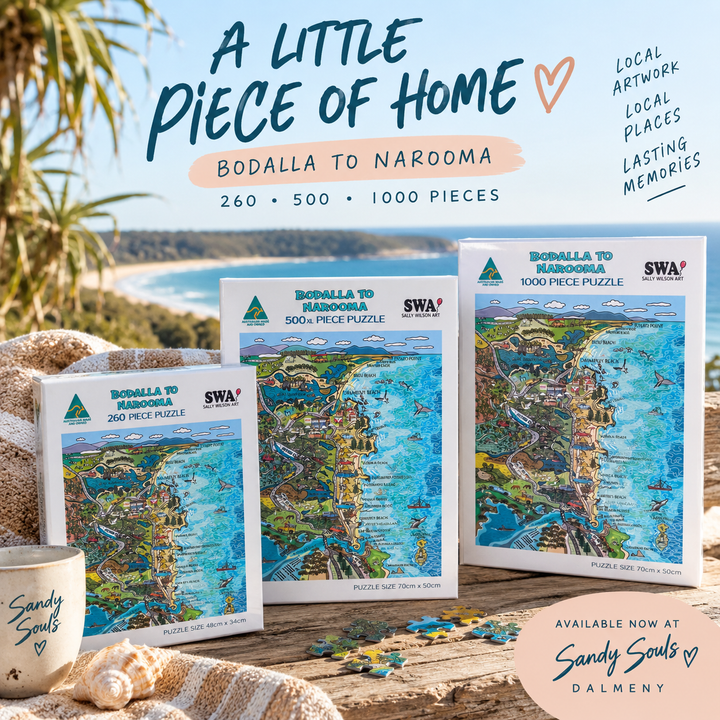 Bodalla to Narooma South Coast Jigsaw Puzzle | Sally Wilson Art