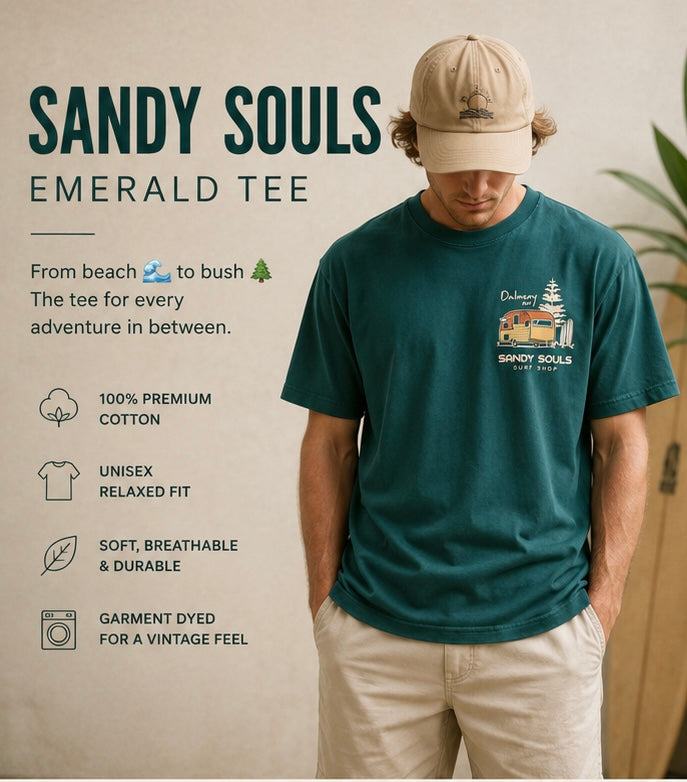 Dalmeny Caravan Tee – Sandy Souls Surf Shop NSW South Coast T-Shirt