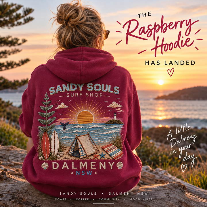 Chasing Sunsets Raspberry Hoodie - Dalmeny