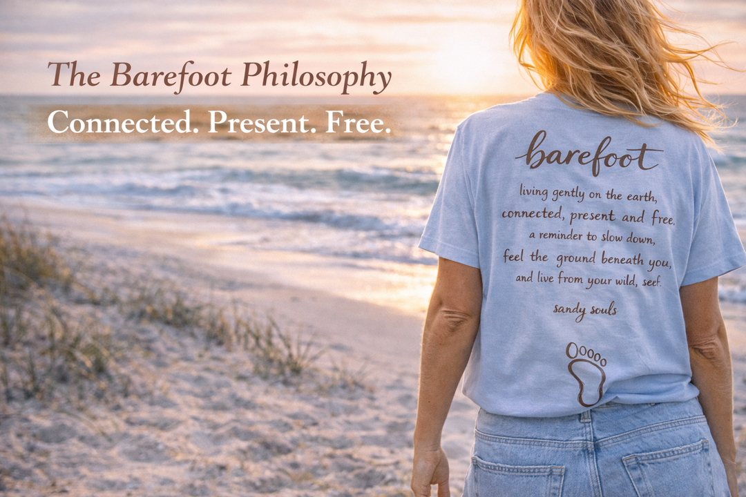 Barefoot Tee | Coastal Graphic T-Shirt – Sandy Souls